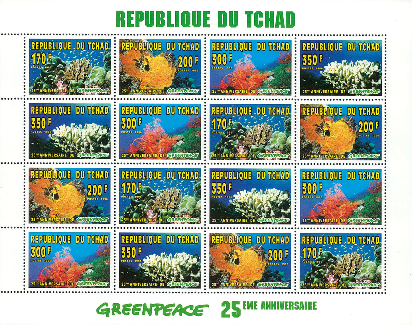 Major historical events - Greenpeace 25th Birthday 1996