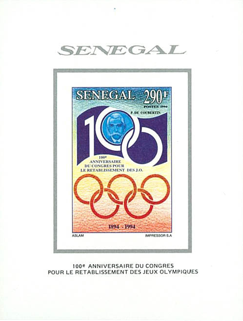 Olympic-100th anniversary of the creation of the IOC- Coubertin