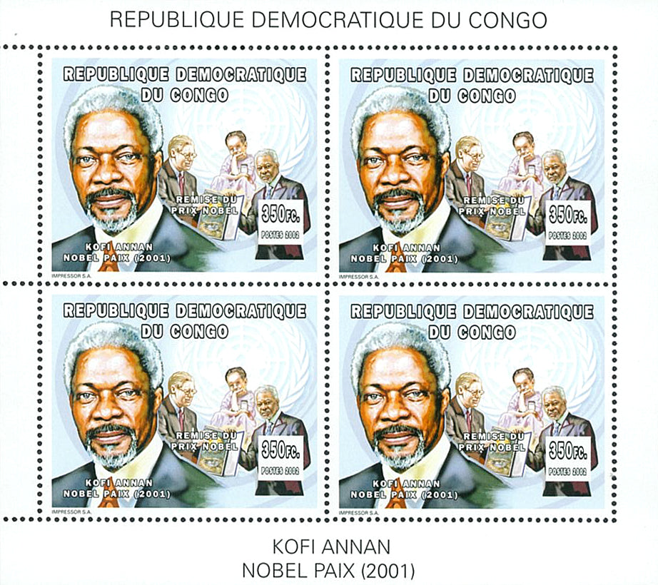 Nobel Prize Kofi Anan