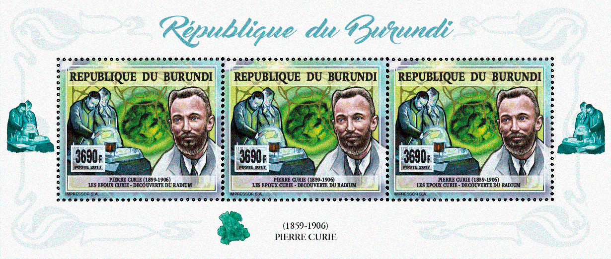 Major historical events : Marie and Pierre Curie isolate radium