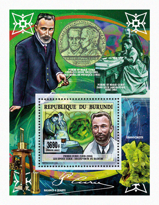 Major historical events : Marie and Pierre Curie isolate radium