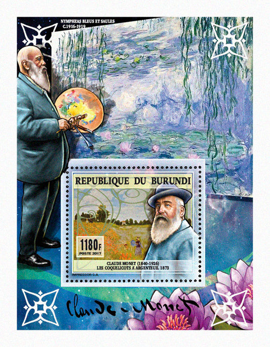 Famous characters : Claude Monet Painting