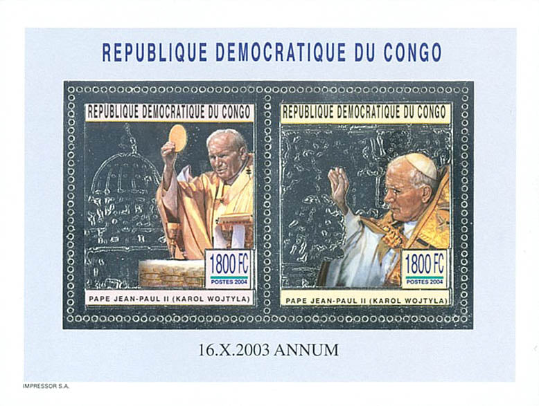 25th Anniversary of the Pontificate - Pope John Paul II (Silver Issue)