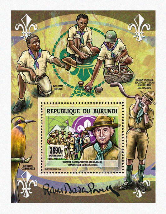 Famous characters / Scouting : Baden-Powell Founder of scouting