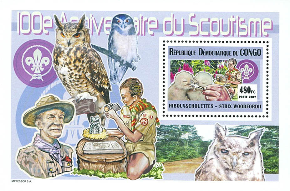 Scouting 100th anniversary- Owls (2007)