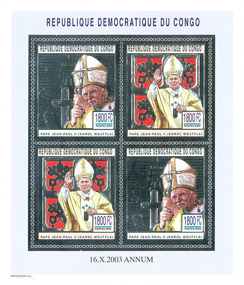 25th Anniversary of the Pontificate - Pope John Paul II (Silver Issue)