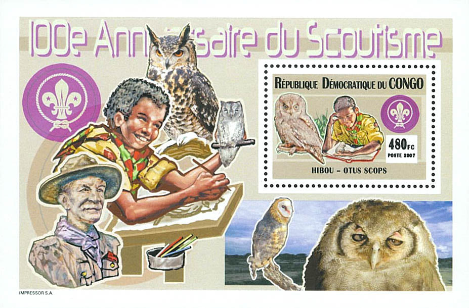Scouting 100th anniversary- Owls (2007)