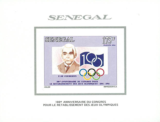 Olympic-100th anniversary of the creation of the IOC- Coubertin