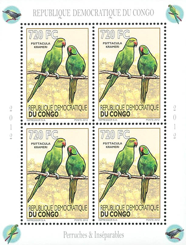 Birds / Parakeets - Fauna & Flora (2012)