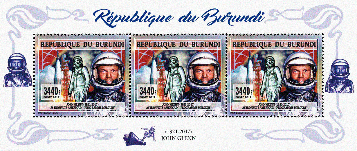 Major historical events / Space : John Glenn Mercury program