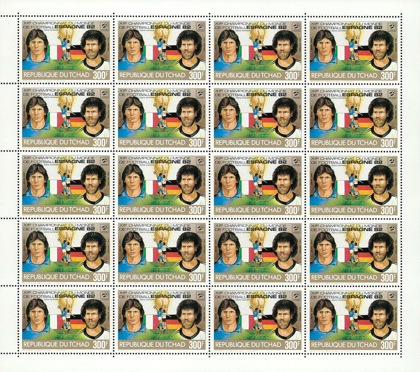 Spain Soccer World Cup 1982 / The winners 2