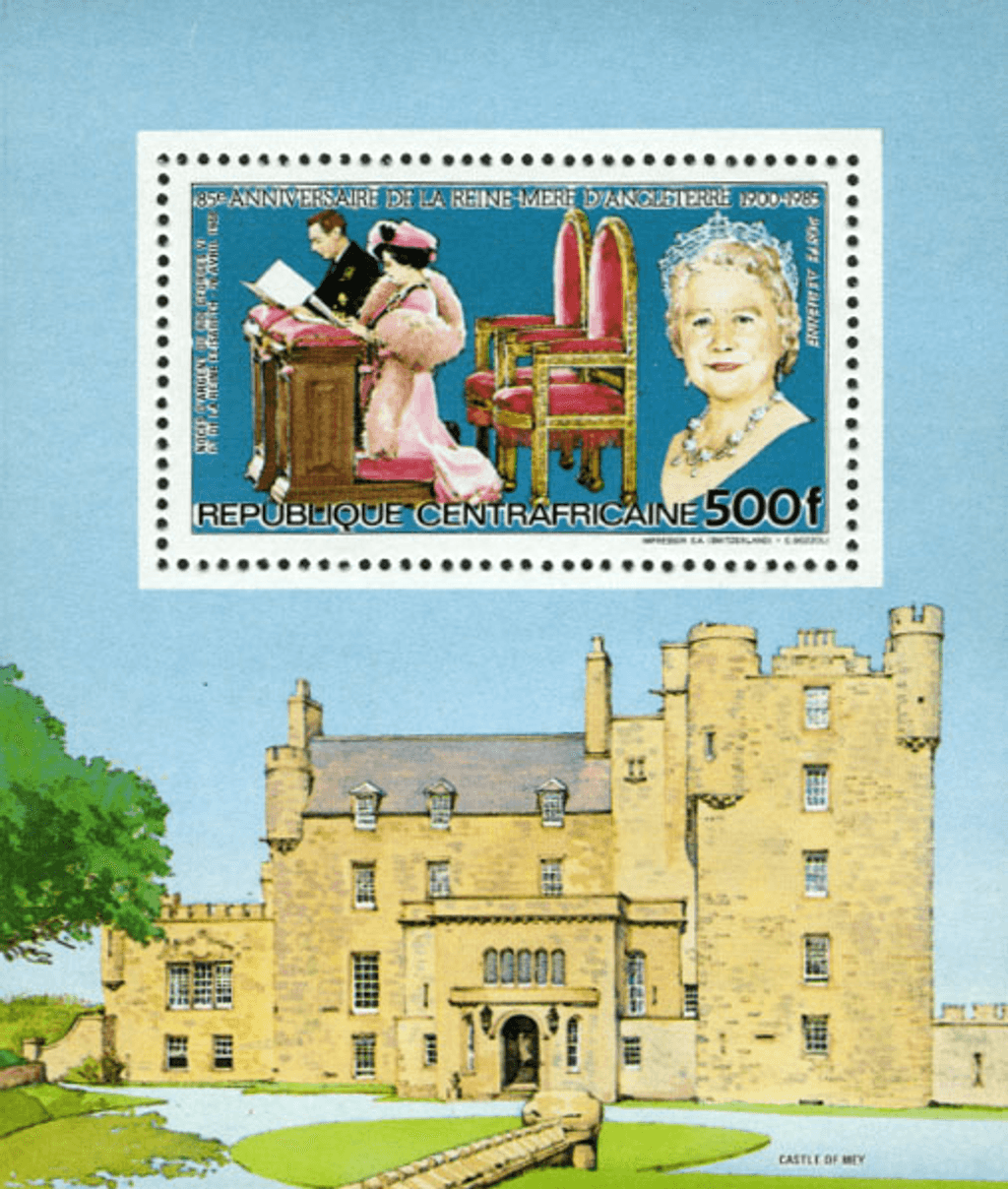 Birthday of Queen Mother Elisabeth 1985