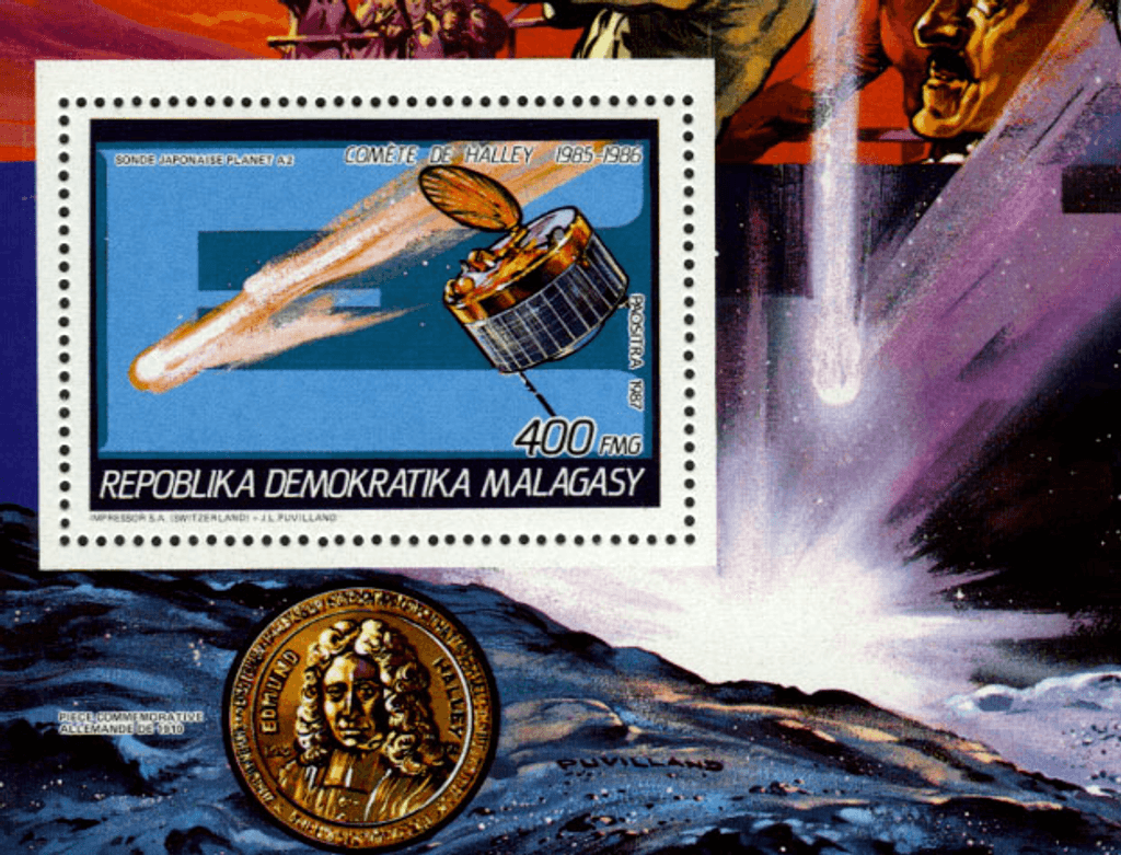Space : comet Halley