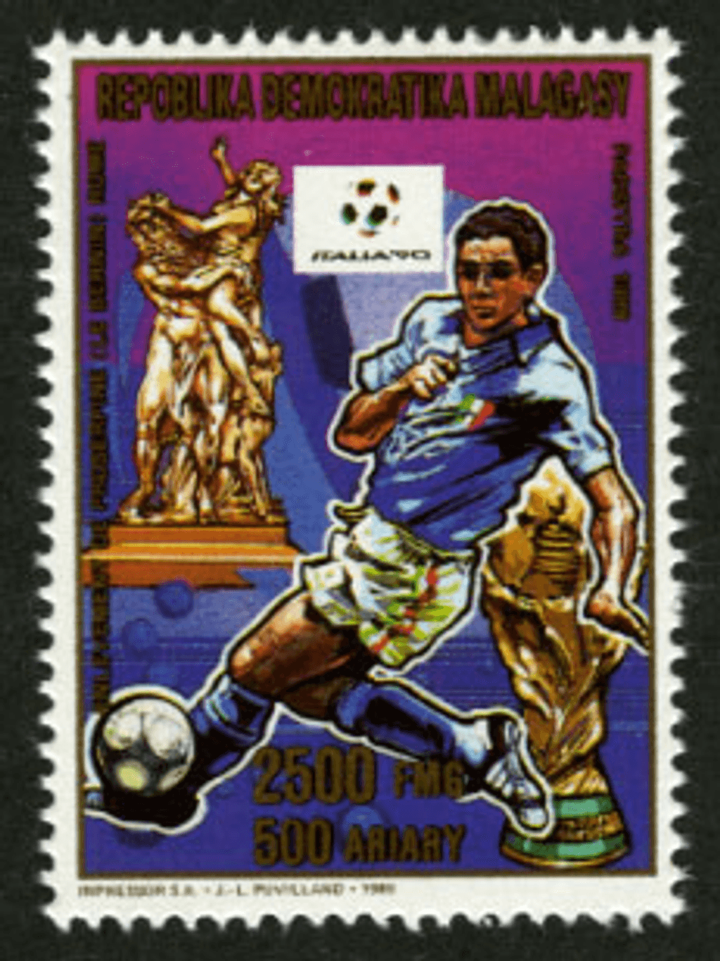 Football world cup Italy 90