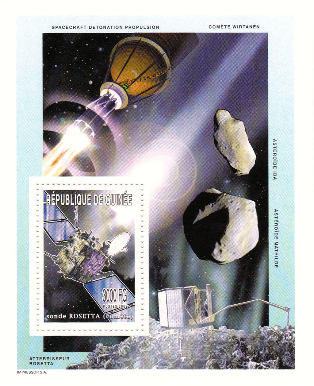 Space exploration with Probes and Vehicles without Pilot 2003