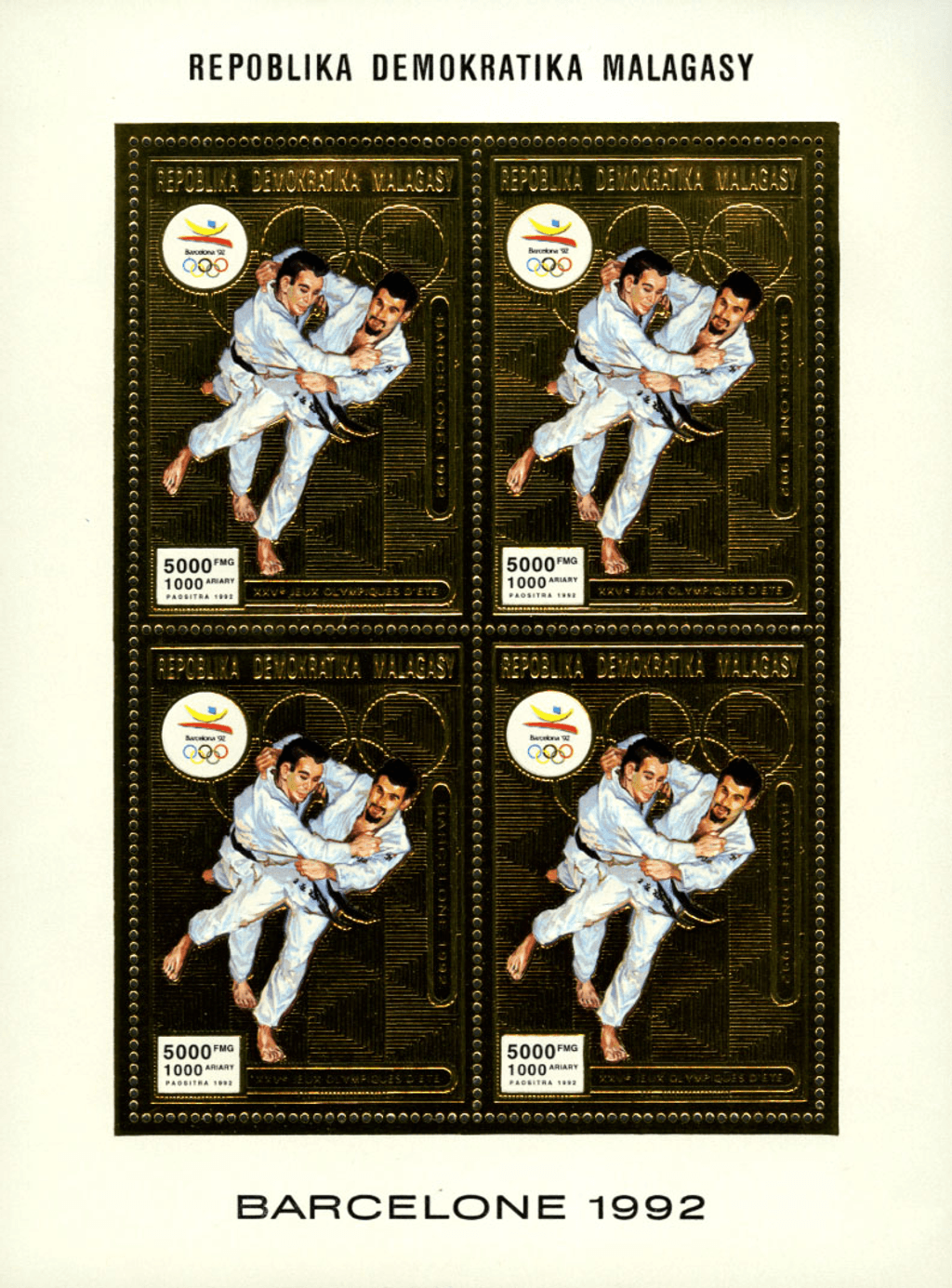 Summer Olympics in barcelona 1992 GOLD