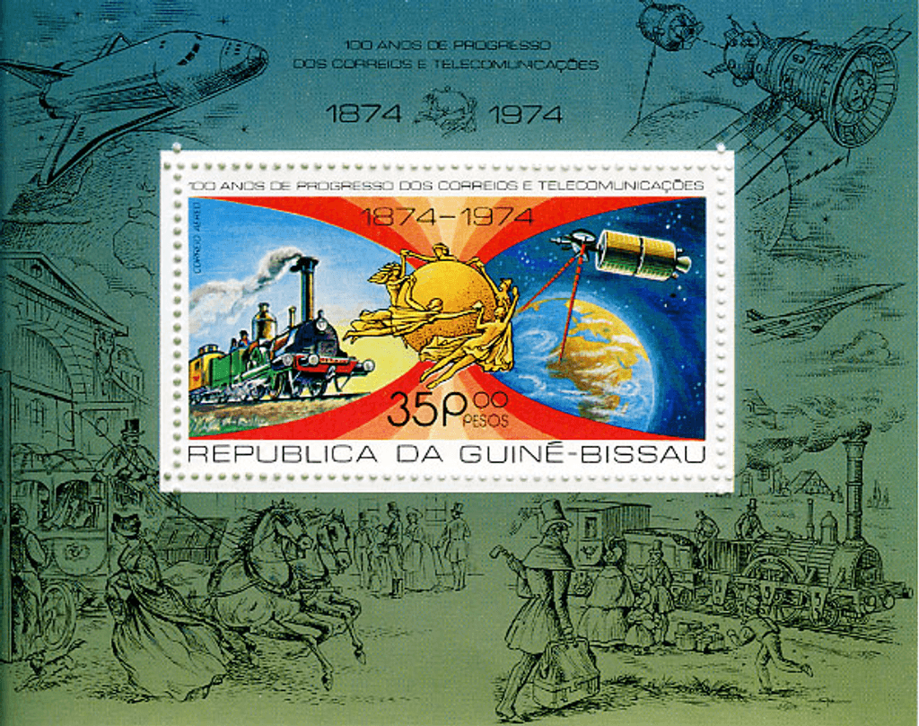 100 years of Postal & Telecommunication progress / Space