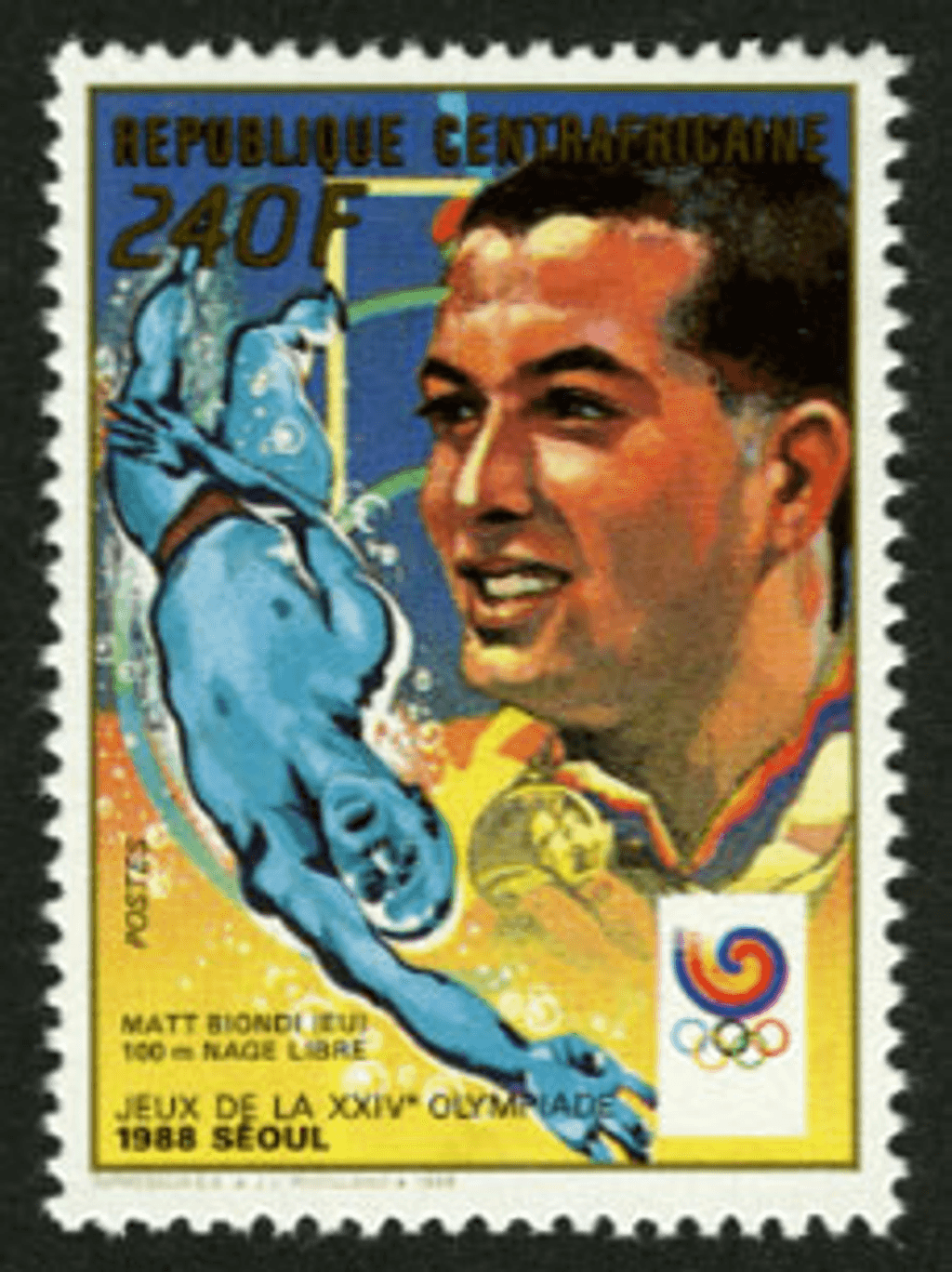 Gold Medalists in the Seoul Summer Olympics Games 1988 (Otto-Biondi-Griffith Joyner-Durand) -1989