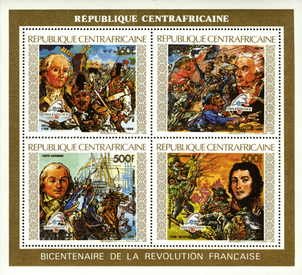 Anniversary of the French Revolution ; International Philatelic Philexfrance 1989