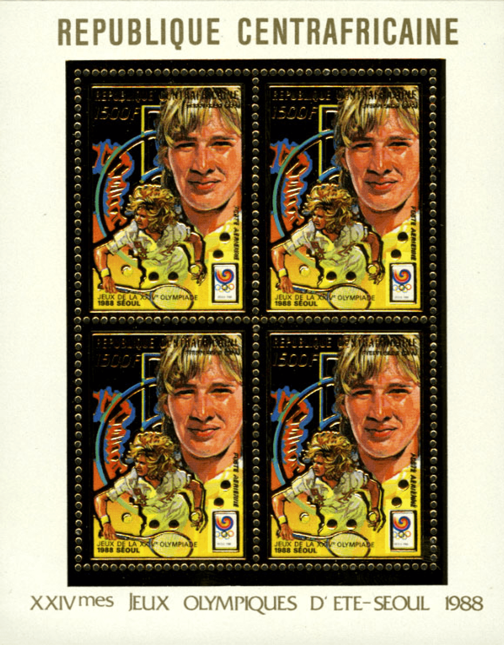 Gold medalists in the seoul summer Olympics Games 1988 (Graf-Rono) -1989 GOLD