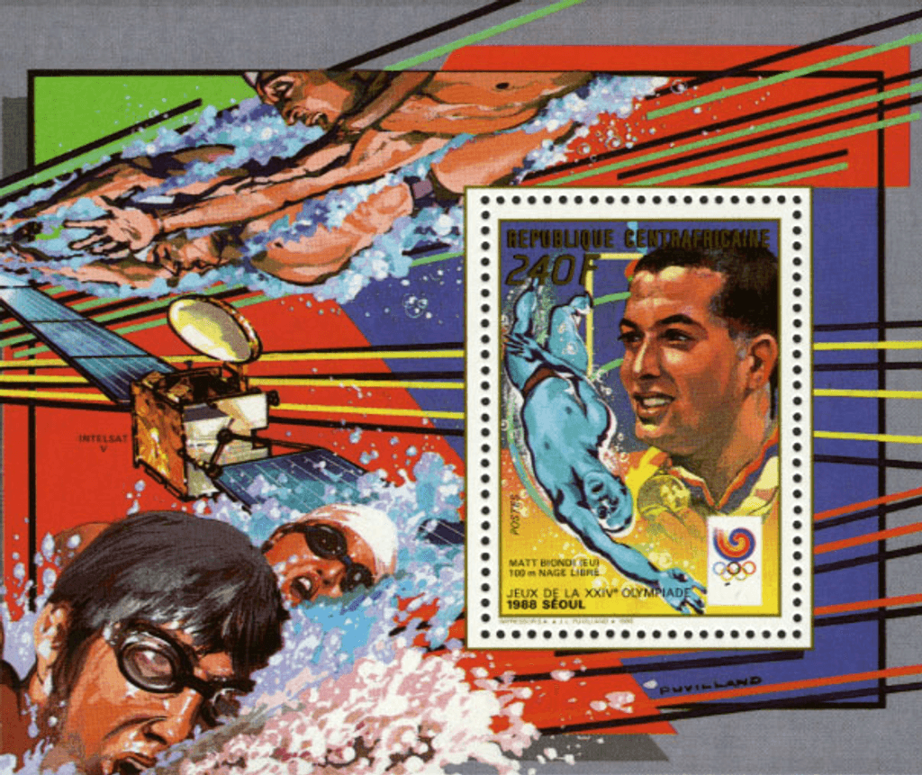 Gold Medalists in the Seoul Summer Olympics Games 1988 (Otto-Biondi-Griffith Joyner-Durand) -1989