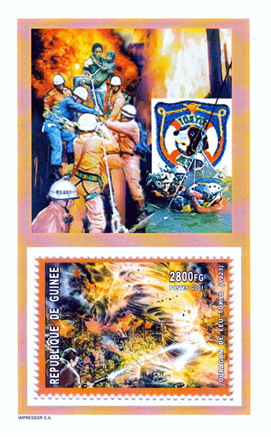 History of the fire department 2001