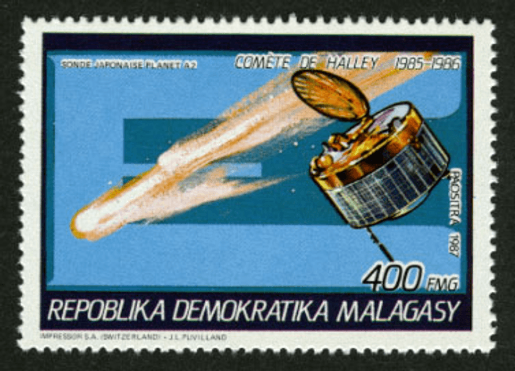Space : comet Halley