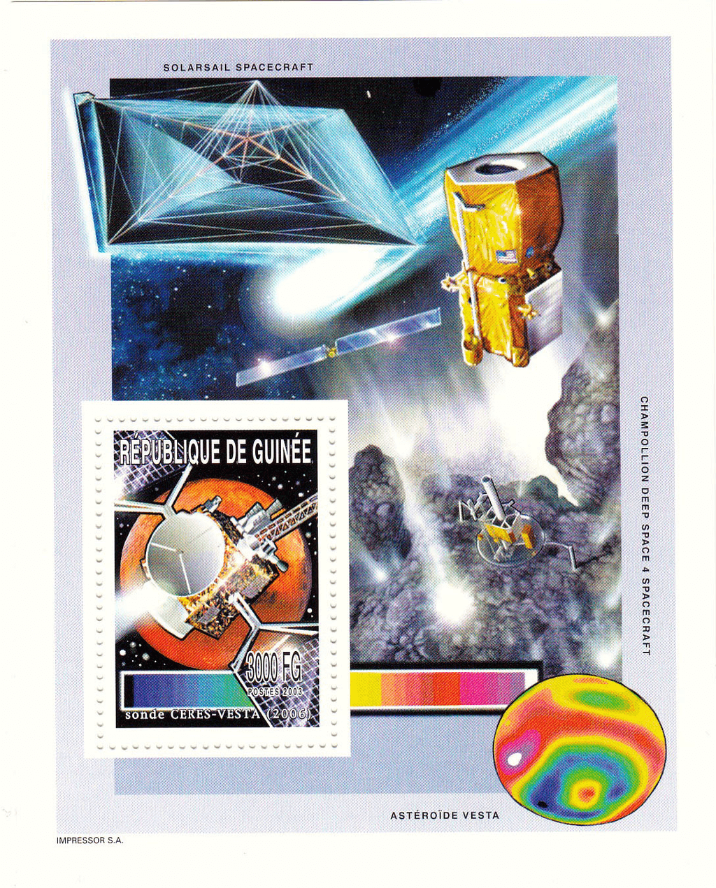 Space exploration with Probes and Vehicles without Pilot 2003