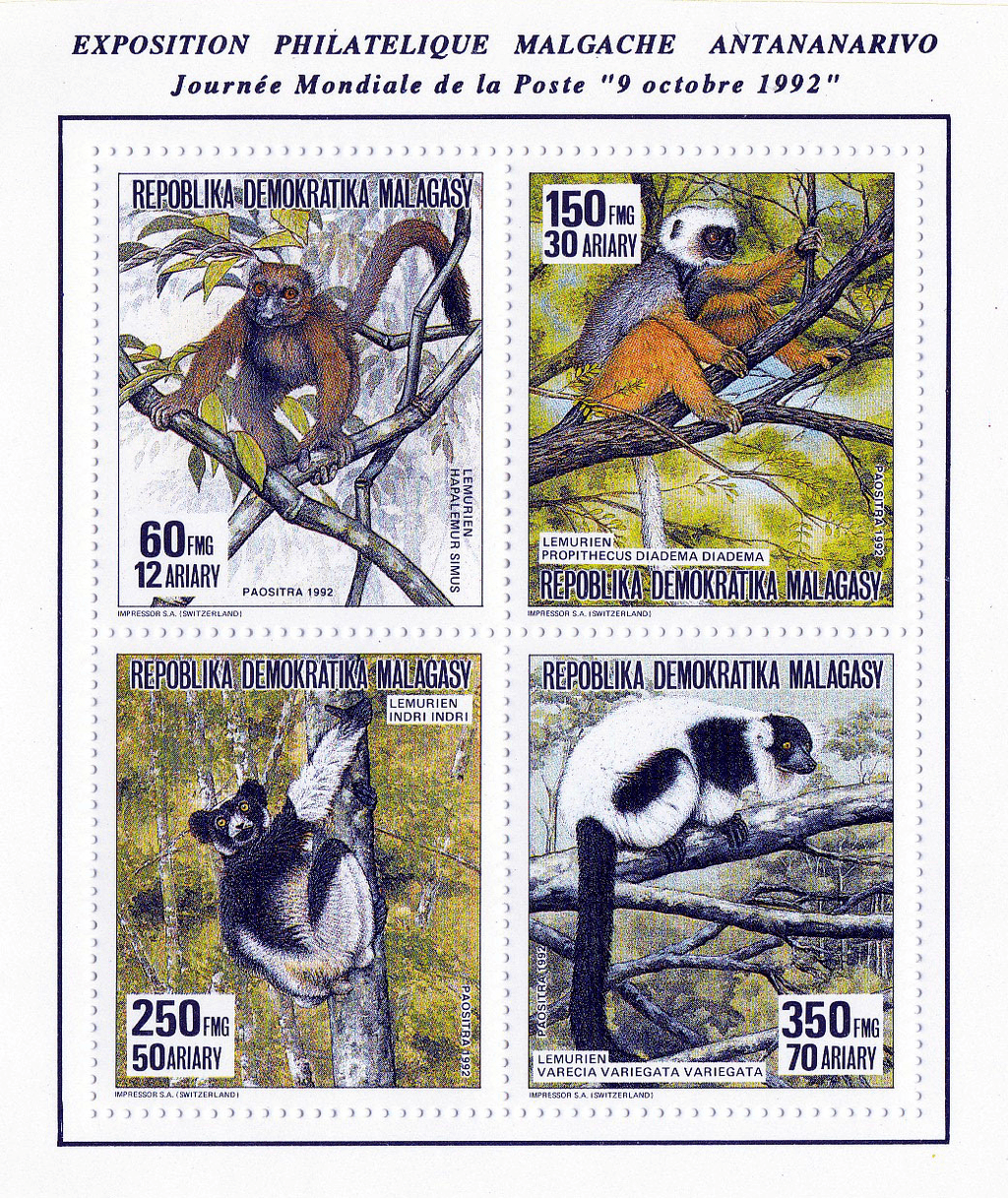 National Stamp Exhibition Antananarivo 92