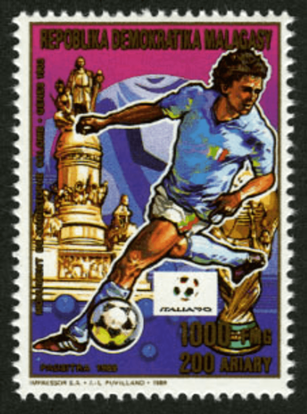 Football world cup Italy 90