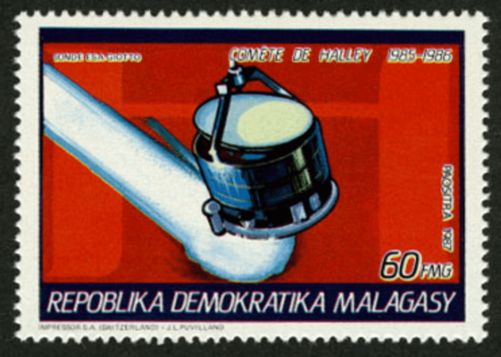 Space : comet Halley