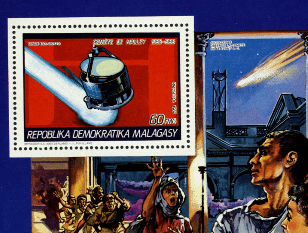 Space : comet Halley