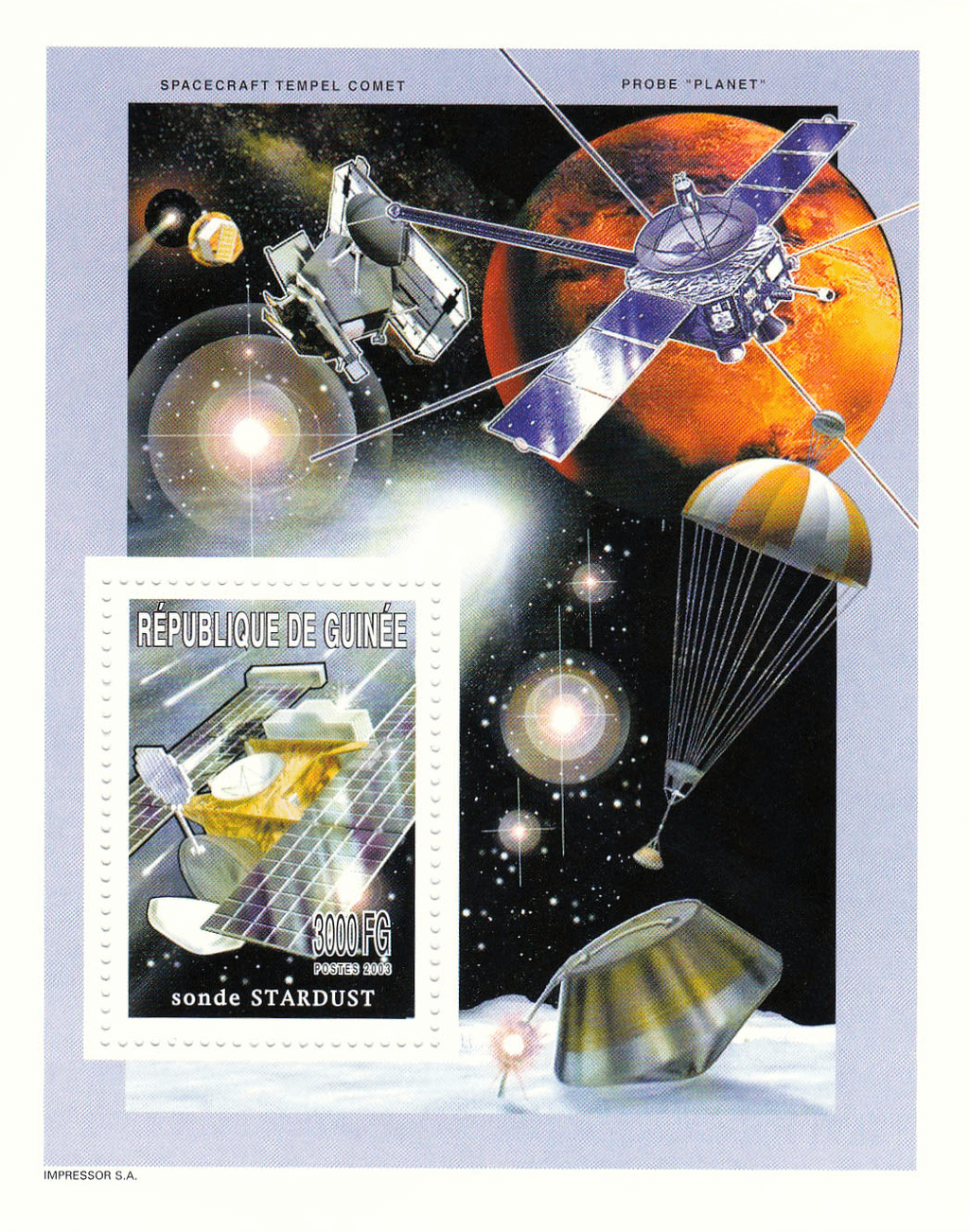 Space exploration with Probes and Vehicles without Pilot 2003