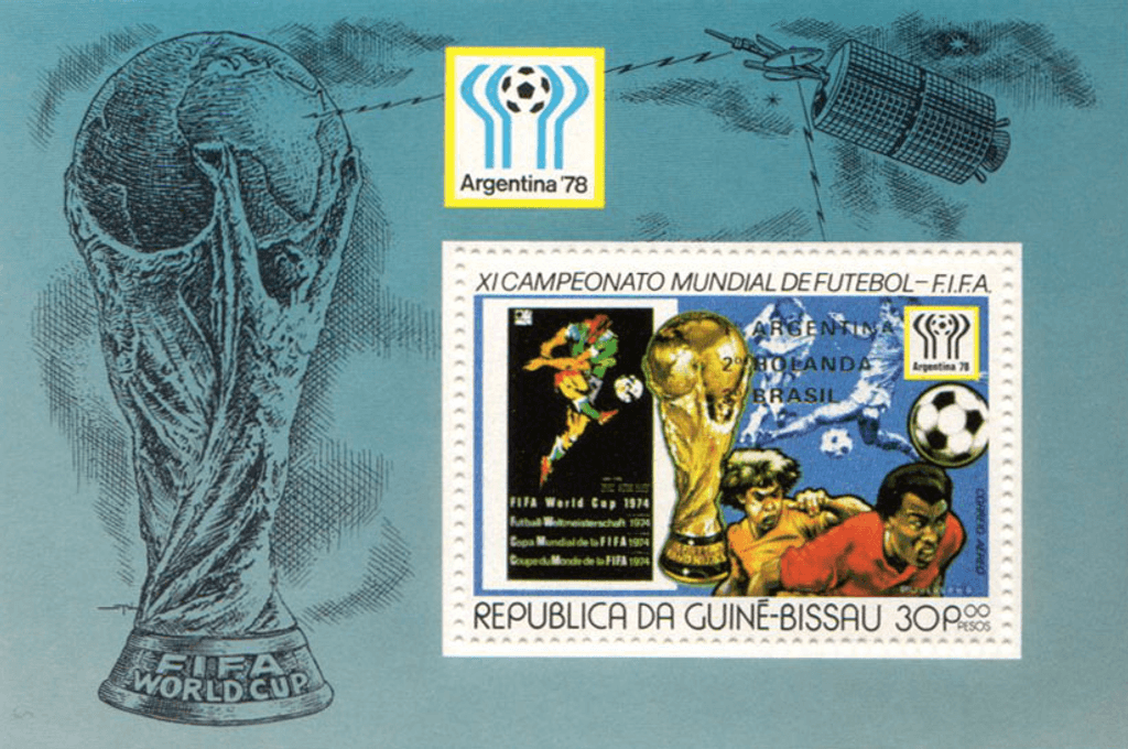 Football world championship, Argentina : Placement of final participants – GOLD 1978