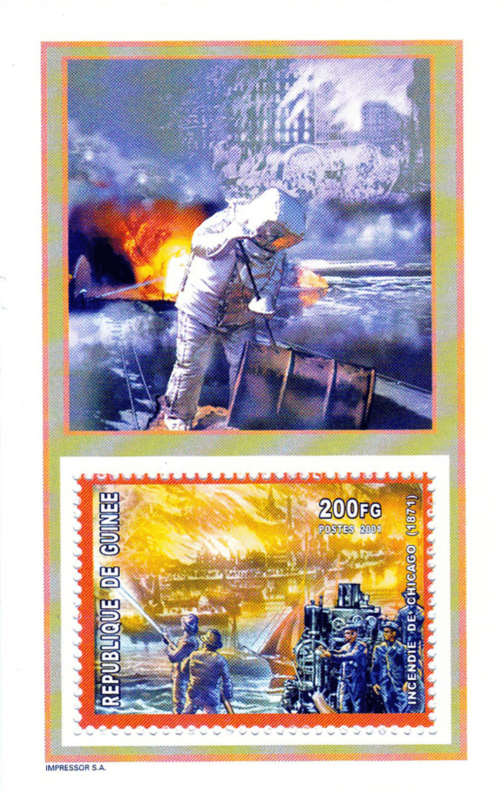 History of the fire department 2001