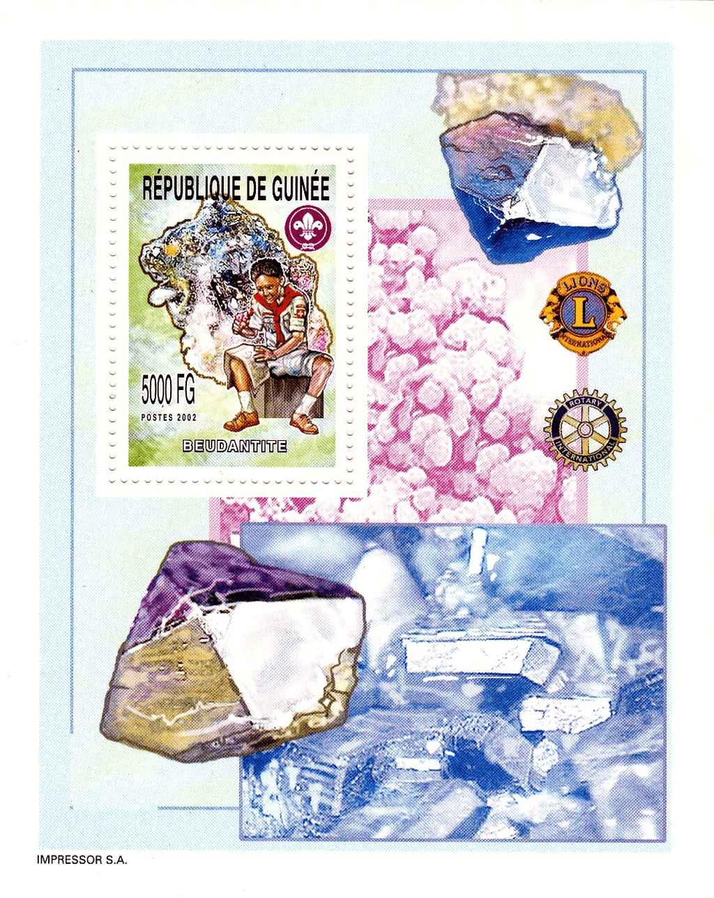 Boy Scout and Minerals 2002