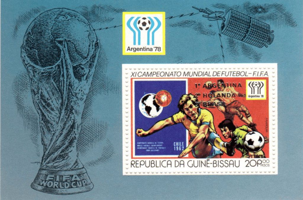 Football world championship, Argentina : Placement of final participants – SILVER 1978