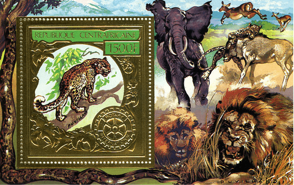 Central Africa Animals / Gold