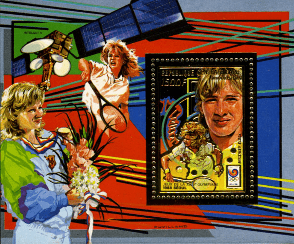 Gold medalists in the seoul summer Olympics Games 1988 (Graf-Rono) -1989 GOLD