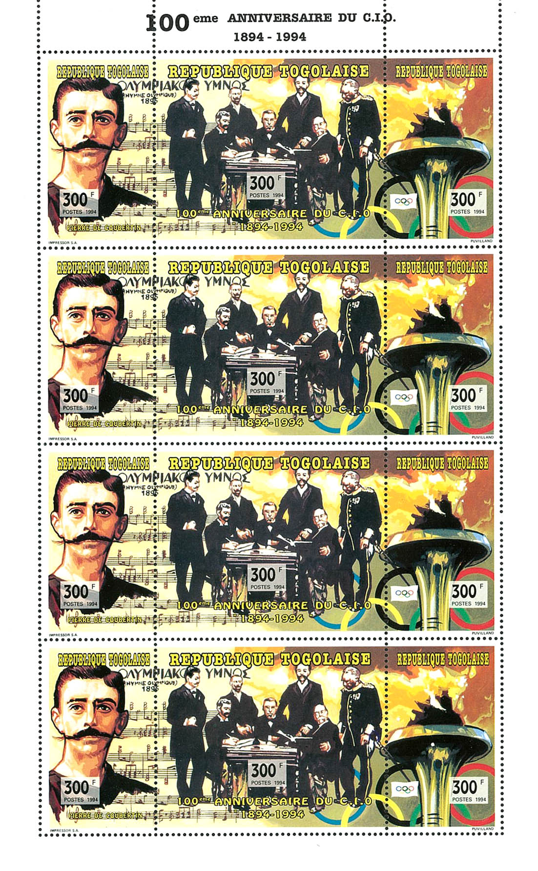 100th ANNIVERSARY I.O.C (1994)