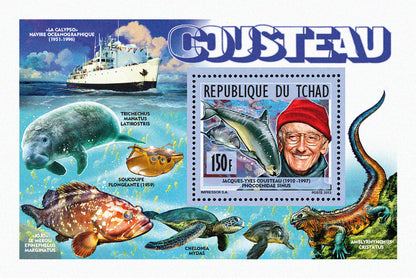 Personalities / Famous Naturalistes - Cousteau & Darwin