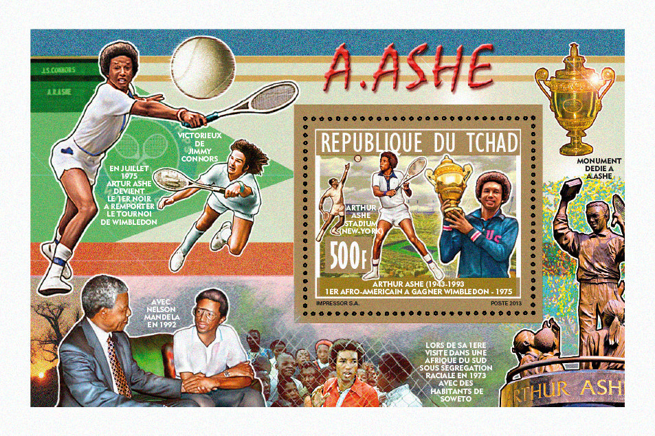 Personalities / Sport - A.Ashe & A. Senna