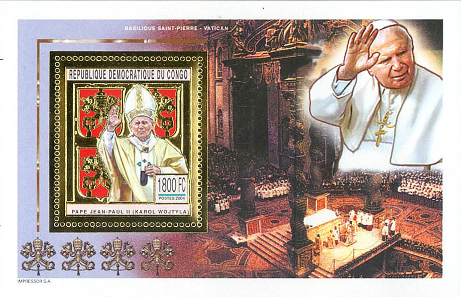 25th Anniversary of the Pontificate - Pope John Paul II (Gold Issue)