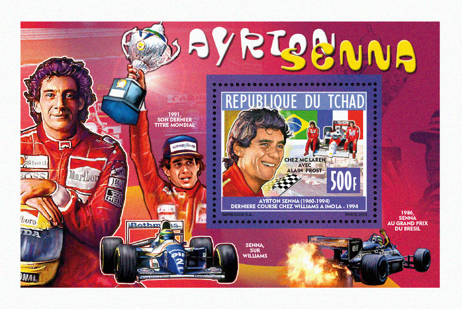 Personalities / Sport - A.Ashe & A. Senna