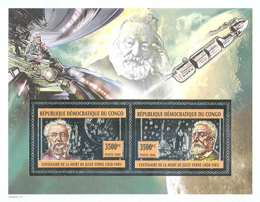 100th Anniversary of the Death of Jules Verne (Silver Issue)