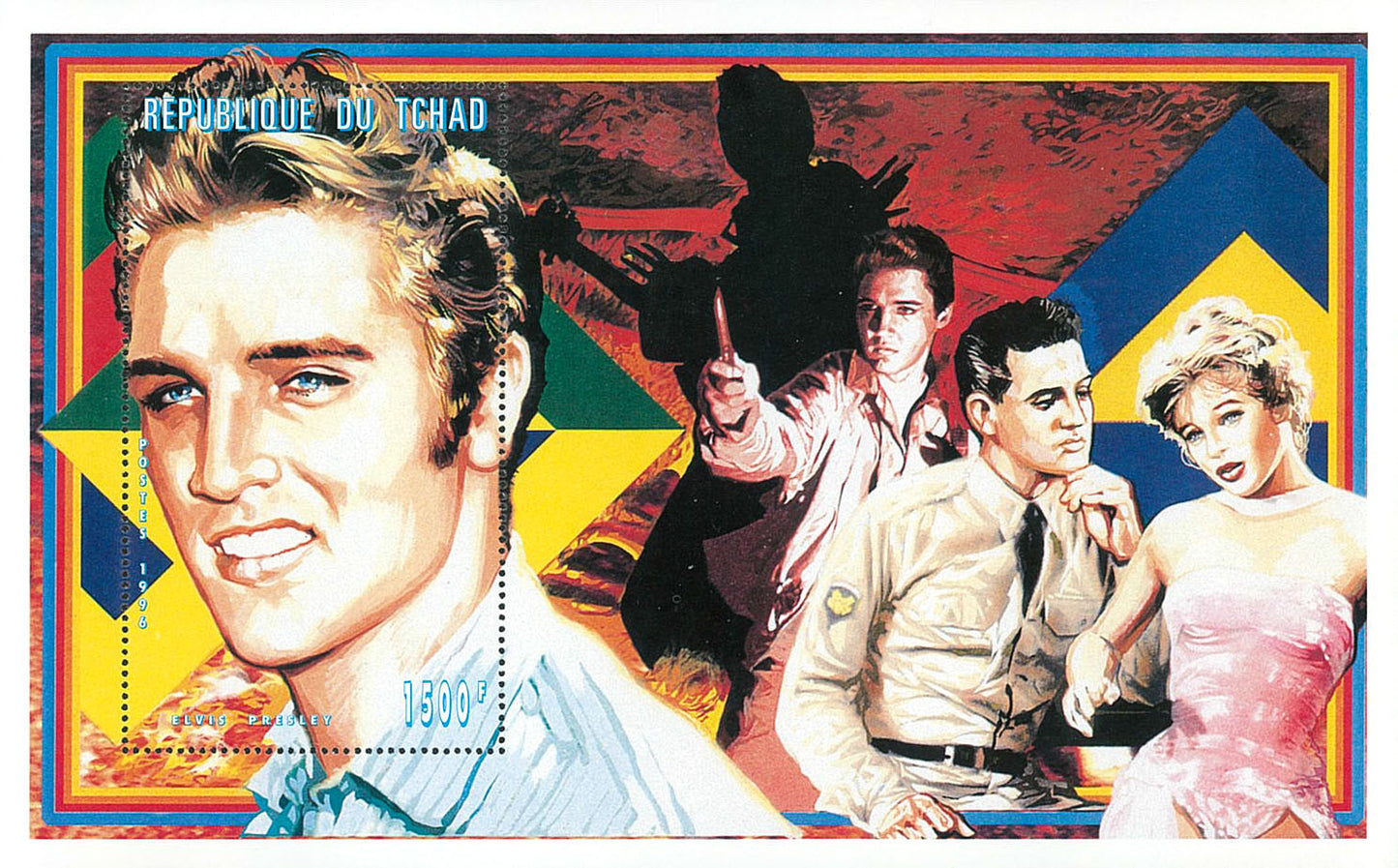 Famous characters - Elvis-Nixon-Clinton 1996