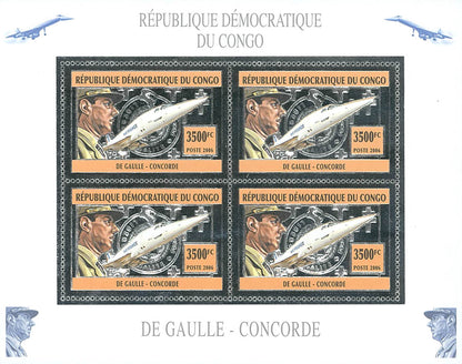 Charles De Gaulle - Concorde (Silver Issue)