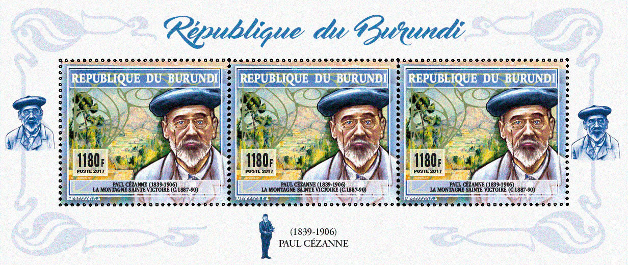 Famous characters : Paul Cézanne Painting