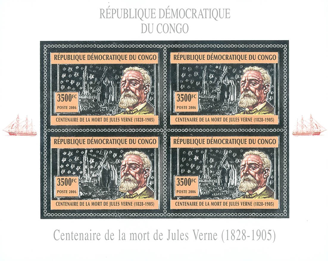 100th Anniversary of the Death of Jules Verne (Silver Issue)