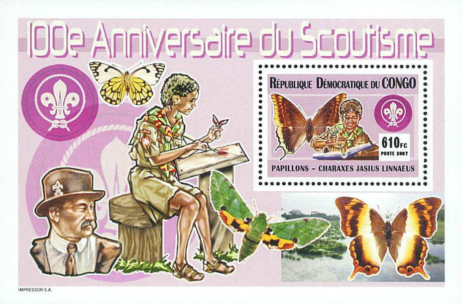 Scouting 100th anniversary- Butterflies (2007)